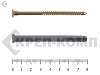 Дюбель-гвоздь борт потайной 6х 80 Tech-KREP SM-L (100 шт)