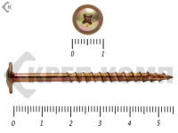 Саморезы с прессшайбой по дереву HIMTEX, Wood-Plate 4.0х55 мм (250 шт)