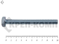 Болт полная резьба, цинк DIN933 6х100 пр.8,8 (3кг/155)