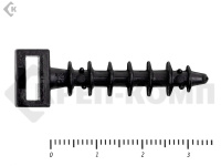 Дюбель под кабельную стяжку, нейлон 6х35 (50шт)