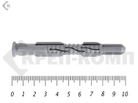 Дюбель фасадный, без шурупа 10х100П, НЕЙЛОН (50 шт)