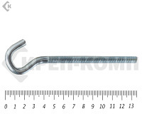 Крюк с метрической резьбой м8х100 (500шт)