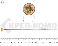 Саморез желтый цинк POZY 6х160 (600шт)